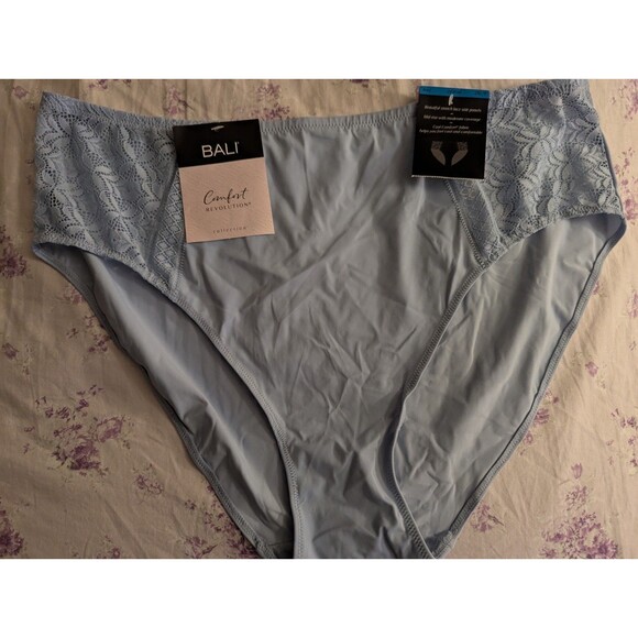 Bali Comfort Revolution Seamless Cooling Brief Panty/DFB598/2XL/9/ Light Blue - Picture 1 of 2